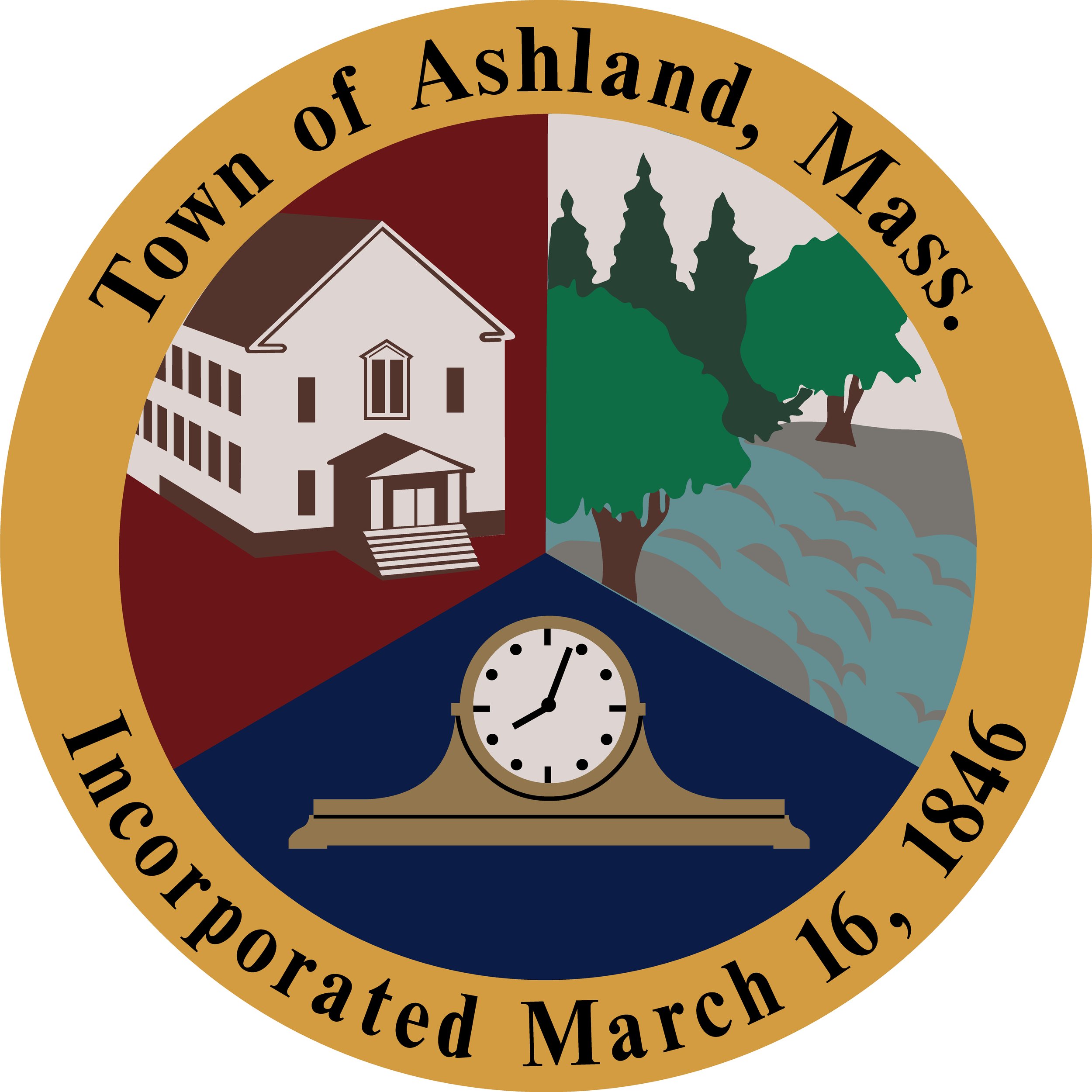 ASHLAND town seal